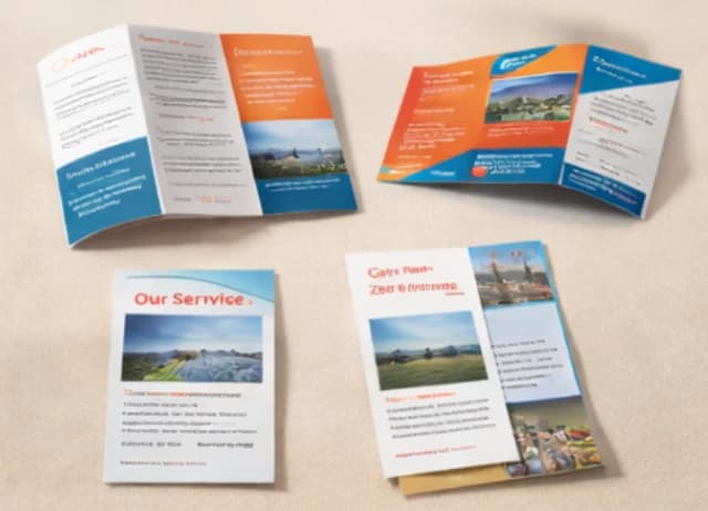 Brochures — custom printed at The Chhapai Hub Indore