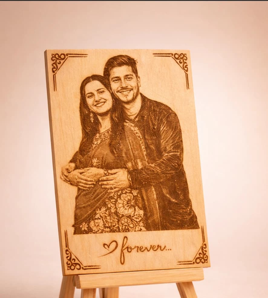 Wooden Photo Plaque