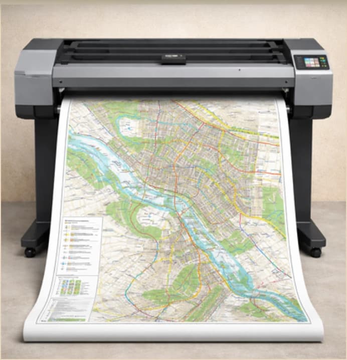 Architectural Map Print