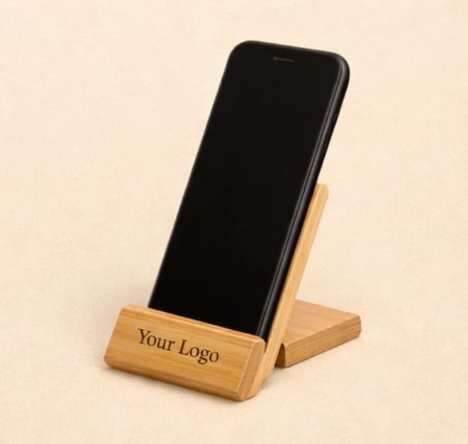Bamboo Phone Holder